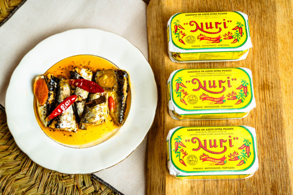 Sardinas Nuri en aceite de oliva extra picantes