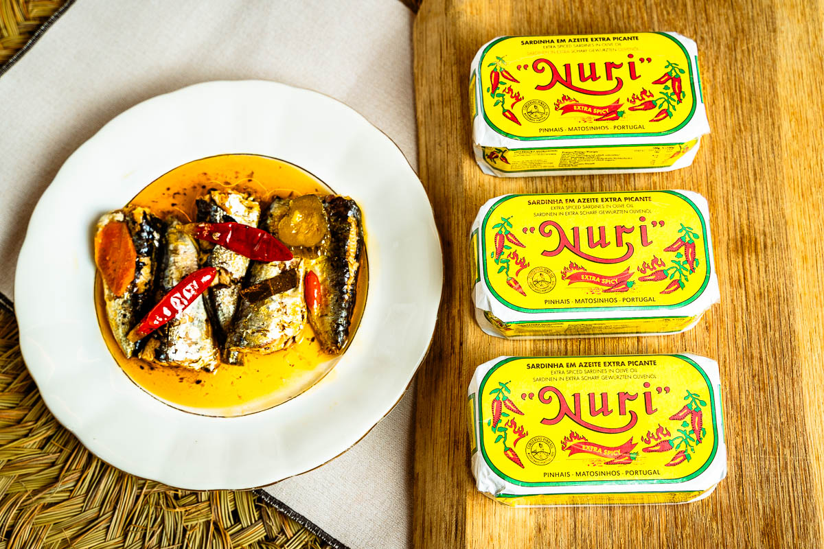 Sardinas Nuri en aceite de oliva extra picantes