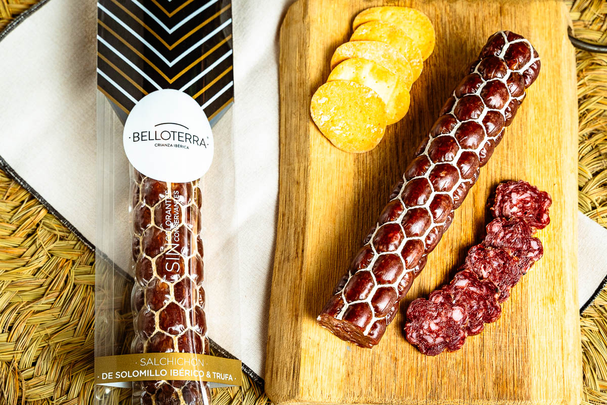 Salchichón de solomillo ibérico y trufa Belloterra